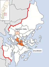 Upplands Väsby in Stockholm county